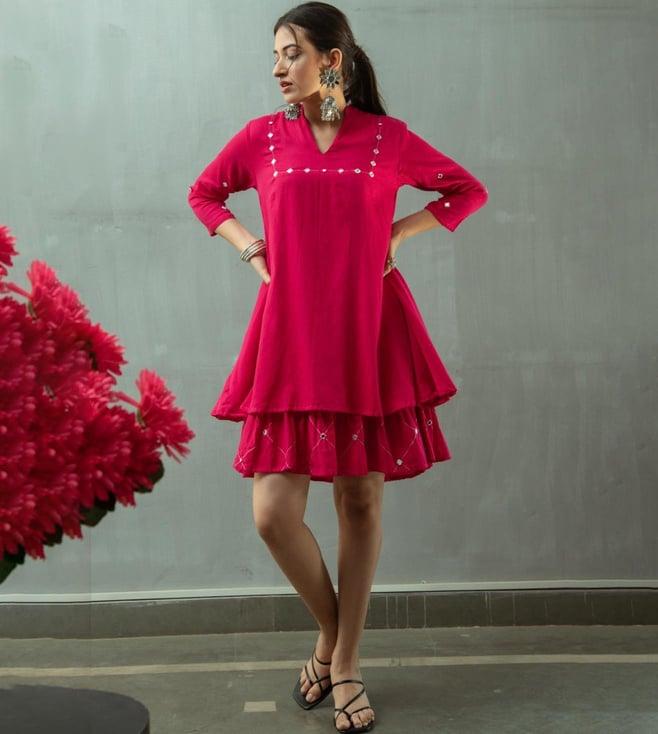 gulaal pink gulabo deveshi dress