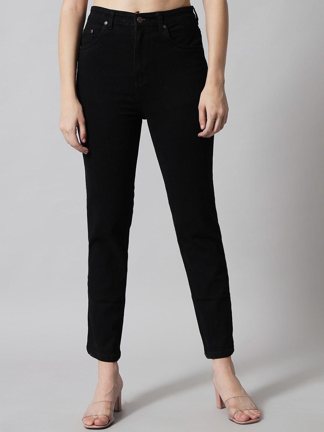 guti-women-slim-fit-high-rise-stretchable-cotton-jeans