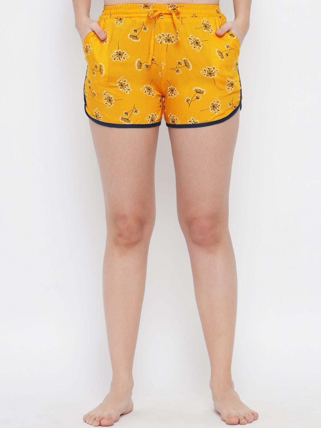 guti women floral printed high-rise outdoor shorts