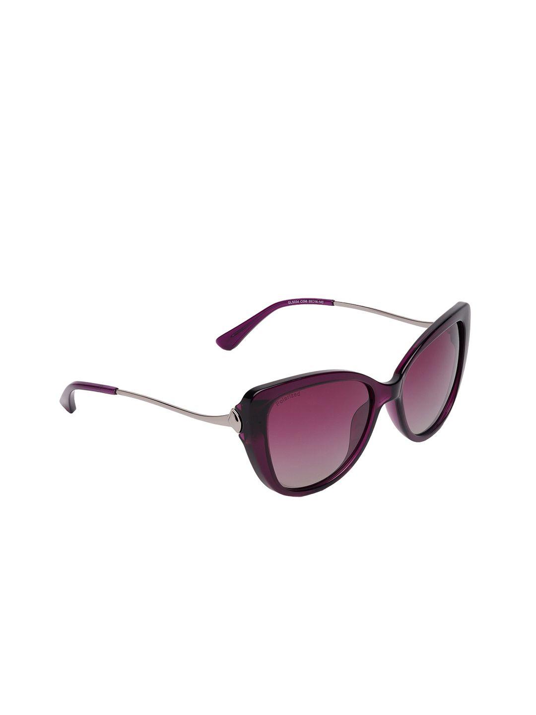 guy laroche women butterfly sunglasses with uv protected lens