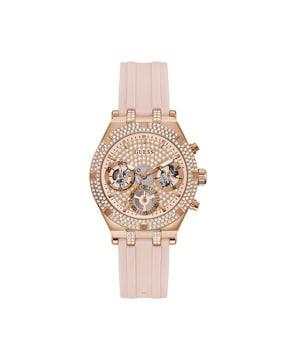 gw0407l3 stone-studded analogue watch