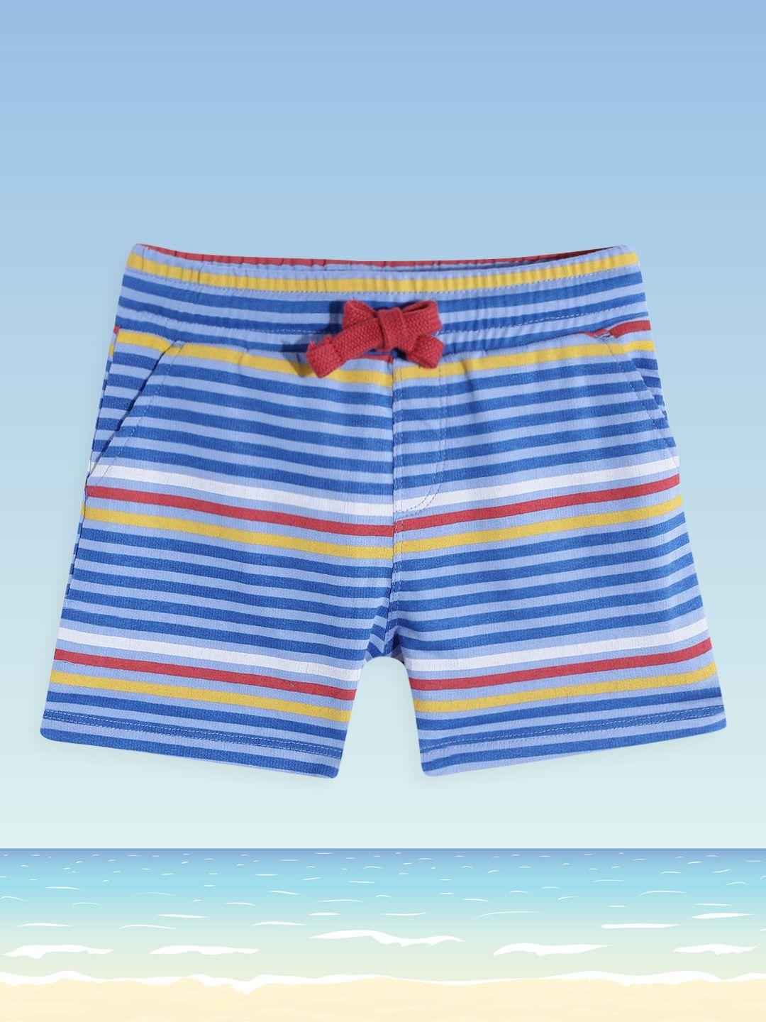 h by hamleys boys blue striped shorts