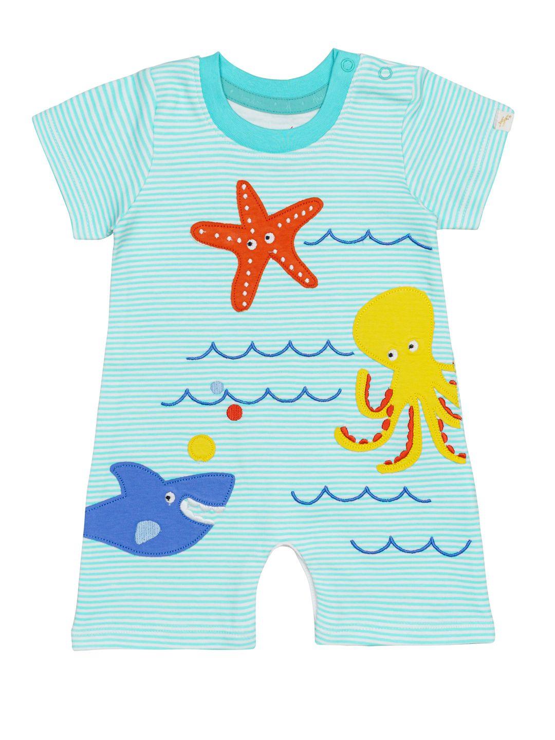 h-by-hamleys-infant-boys-blue-striped-graphic-printed-pure-cotton-rompers