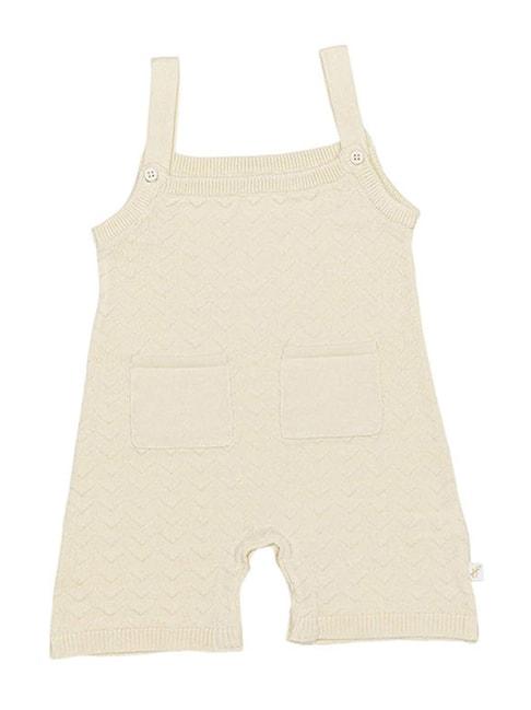 h by hamleys infants boys off white self dungaree