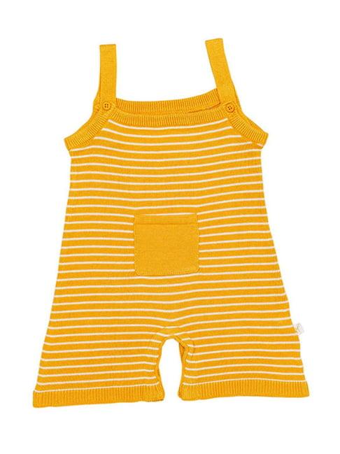 h by hamleys infants boys yellow striped dungaree