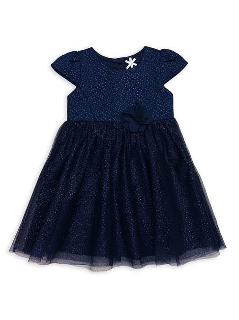 h by hamleys infants girls navy printed dress