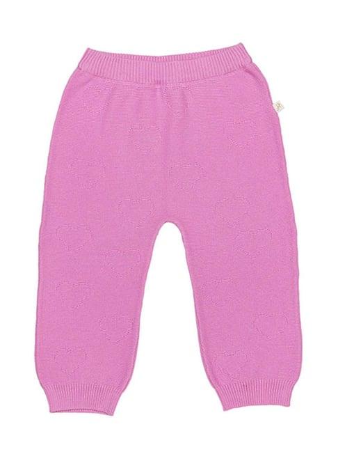 h by hamleys infants girls pink solid joggers