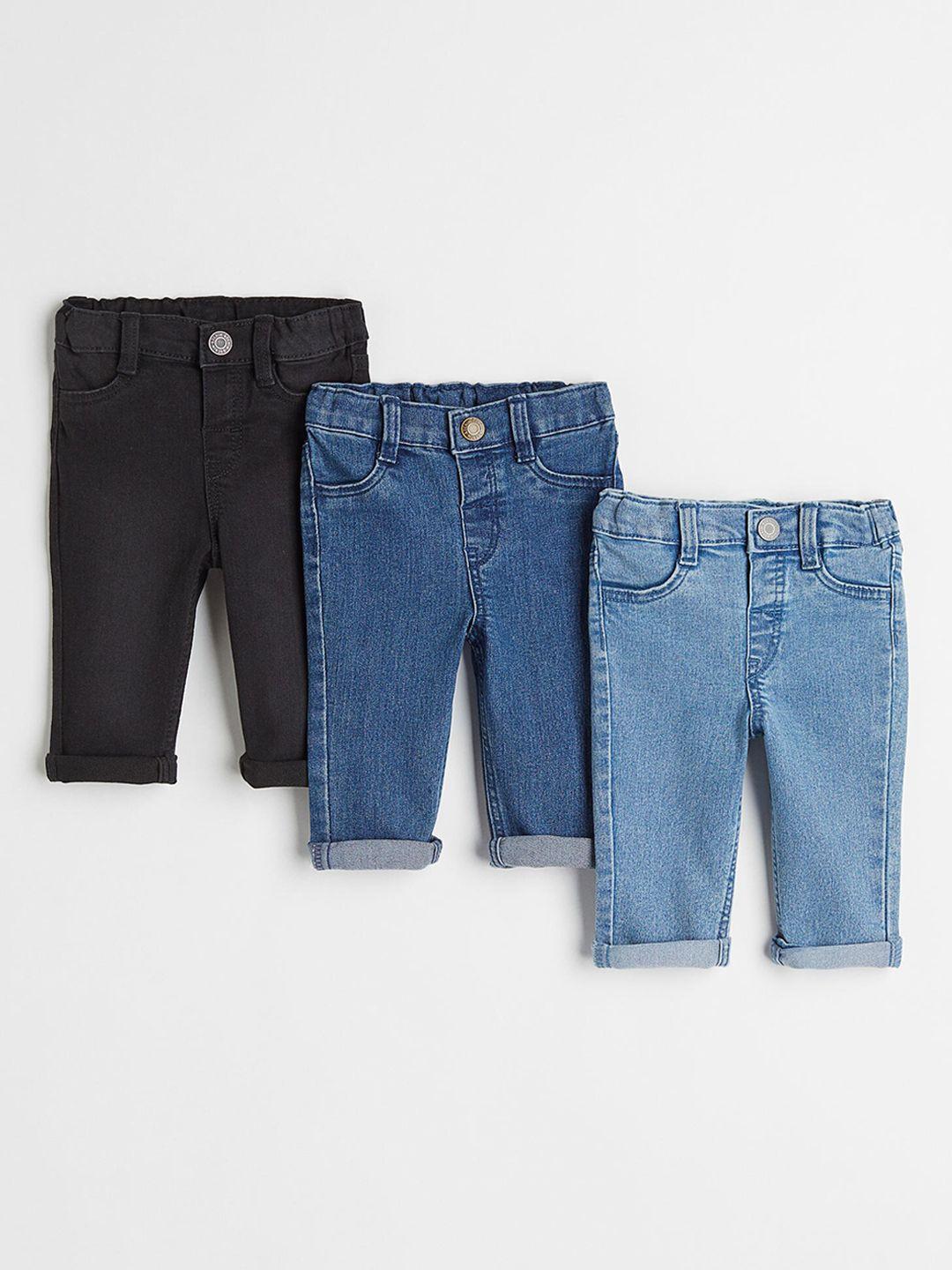 h&m boys 3-pack comfort stretch skinny fit jeans