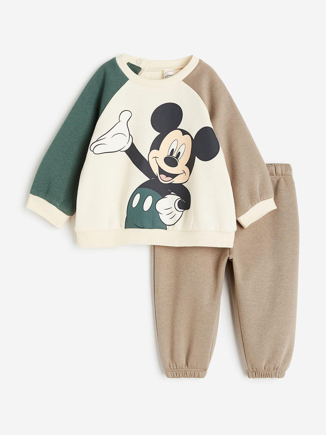 h&m boys printed sweatshirt with trousers
