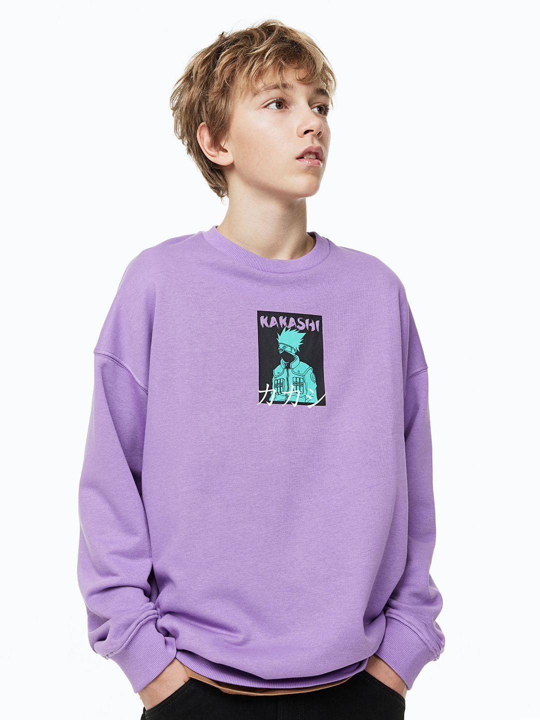 h&m boys printed sweatshirt