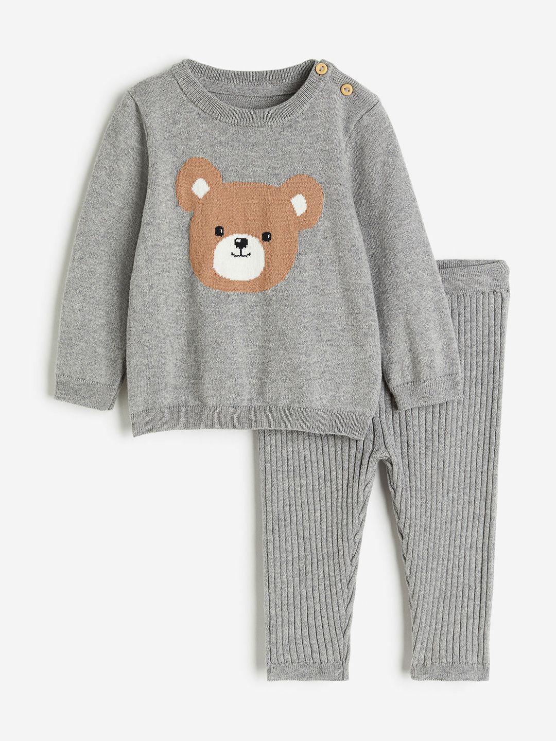 h&m boys pure cotton 2-piece knitted set