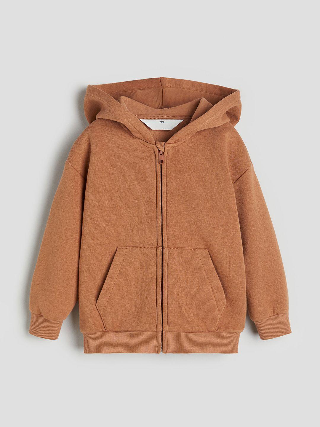 h&m boys zip-through hoodie sweatshirt