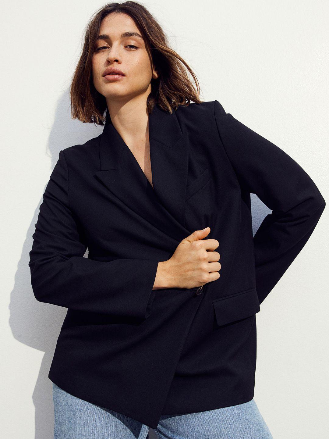 h&m double-breasted blazer