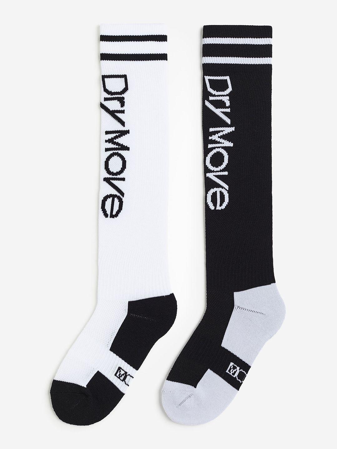 h&m girls 2-pack drymove football socks