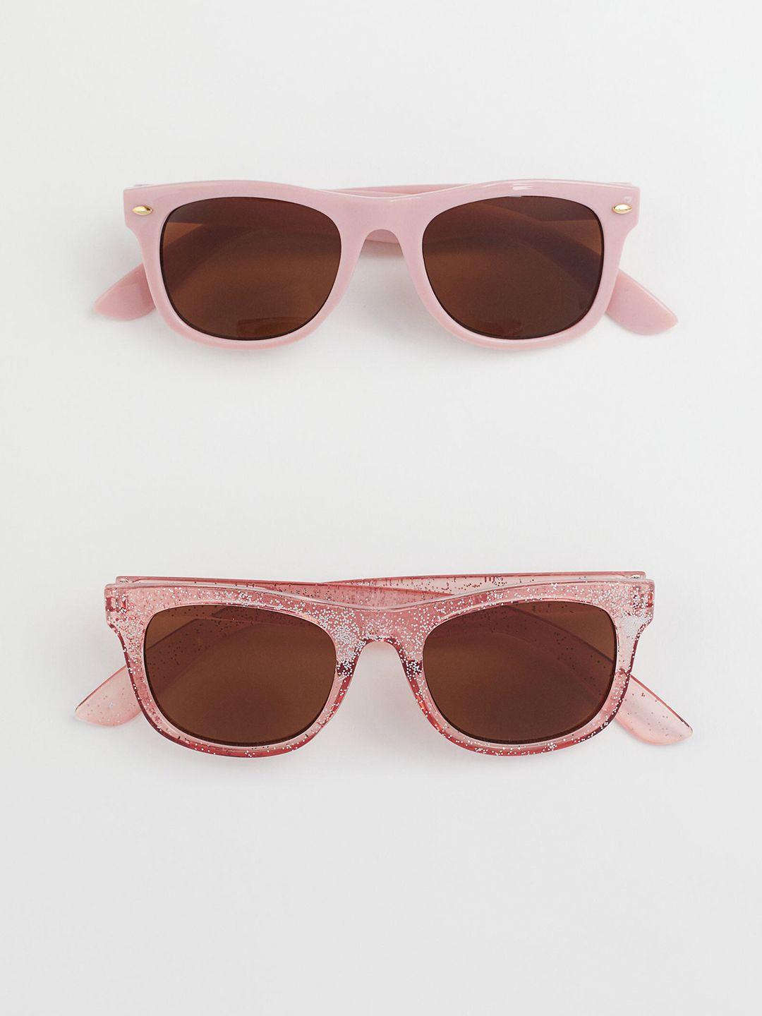 h&m girls pink 2-pack sunglasses 1080632003