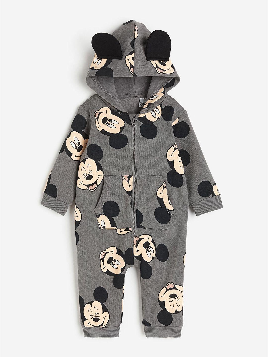 h&m infant boys printed sweatshirt all-in-one suit