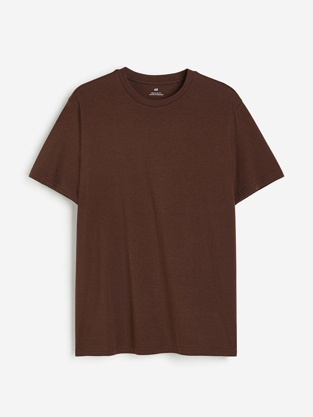 h&m pure cotton regular fit t-shirt