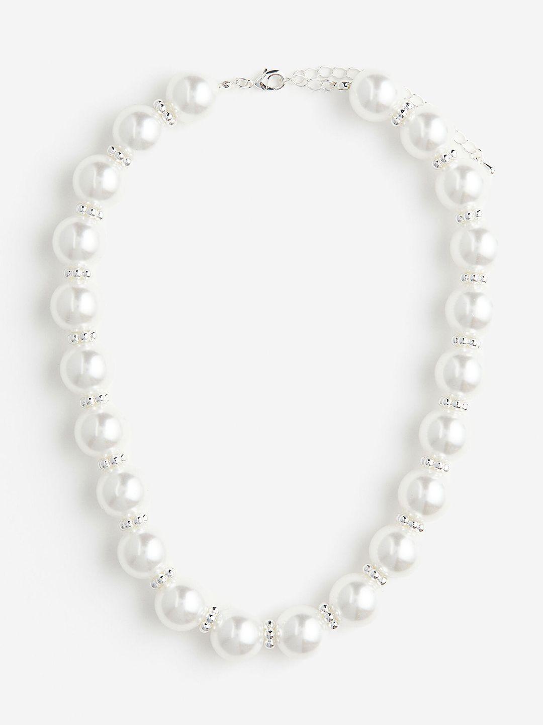 h&m short beaded necklace