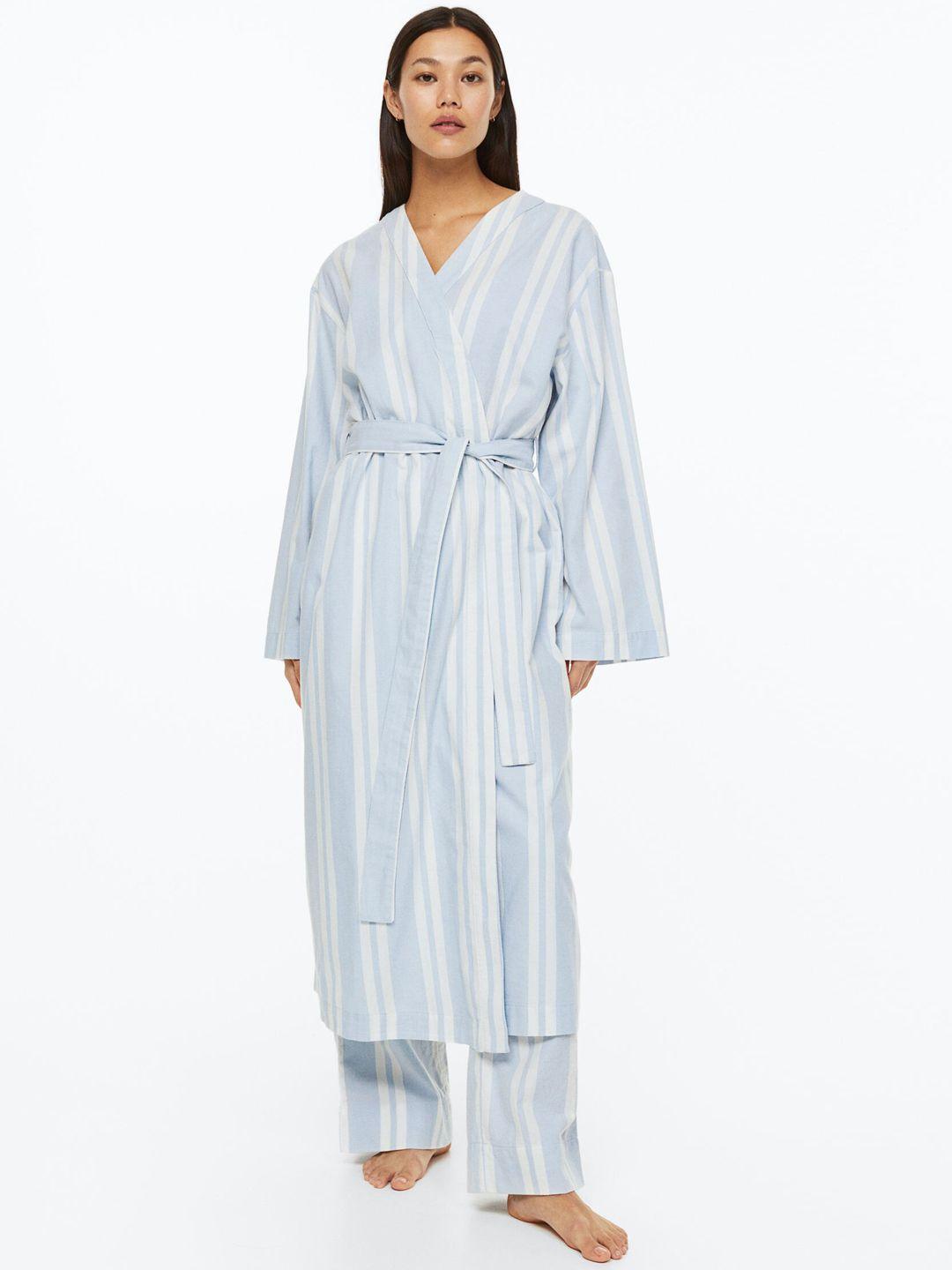 h&m twill dressing gown