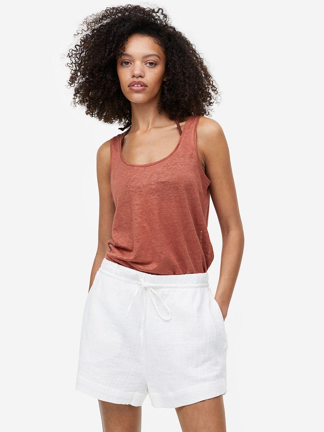 h&m woman cotton shorts