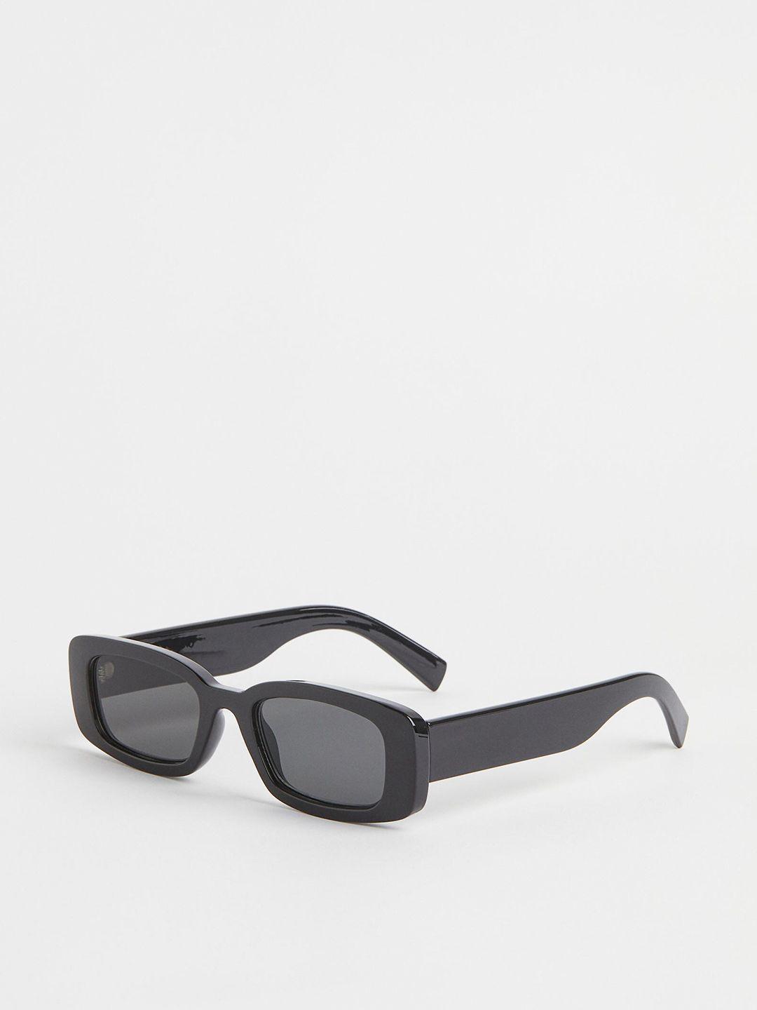 h&m women black rectangular sunglasses 1071879001