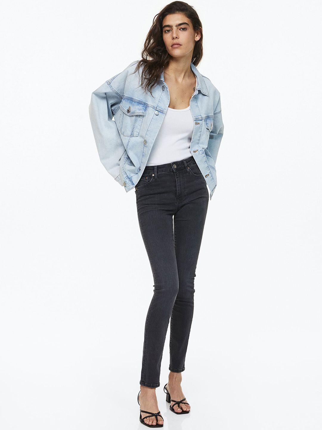 h&m women shaping high jeans