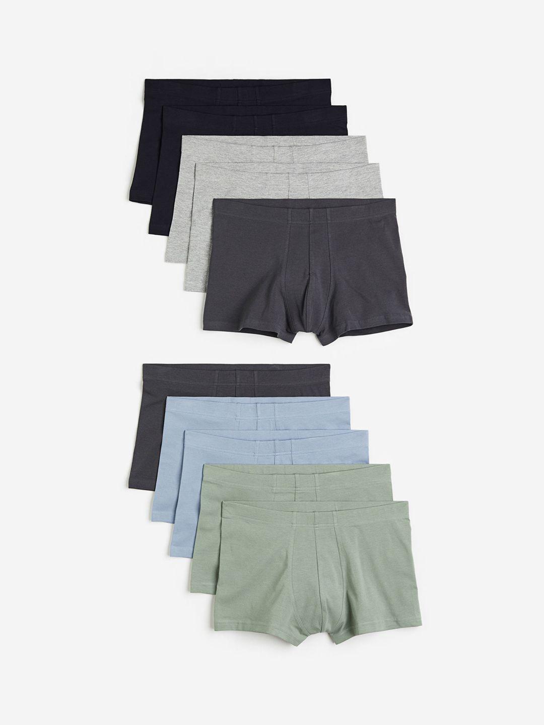 h&m 10-pack short cotton trunks