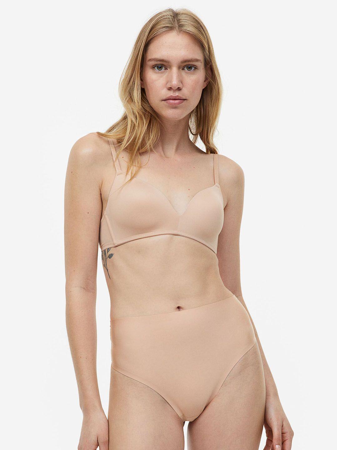 h&m 2-pack invisible light shape thong briefs