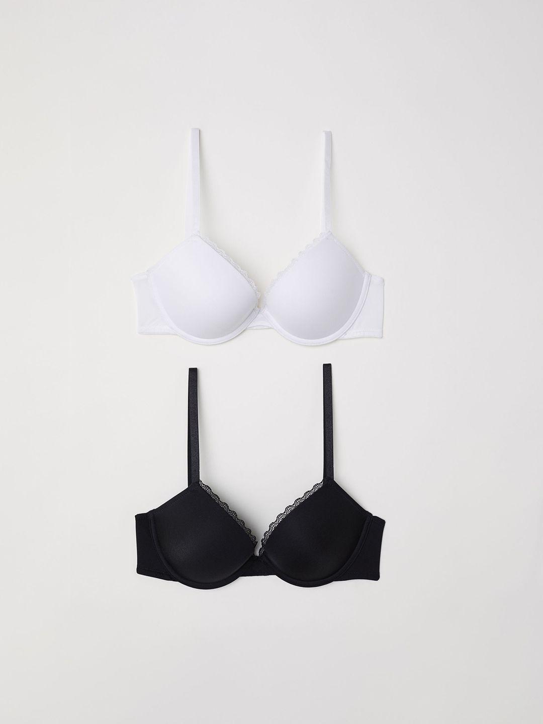 h&m 2-pack microfibre push-up bras