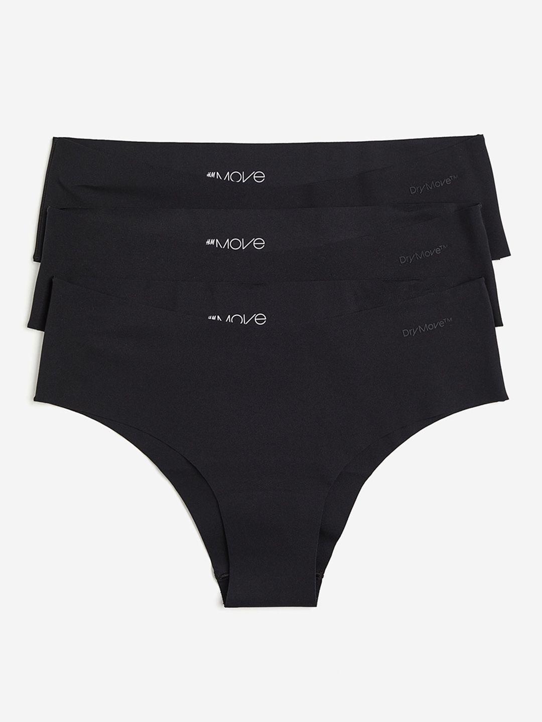 h&m 3-pack drymove sports hipster briefs