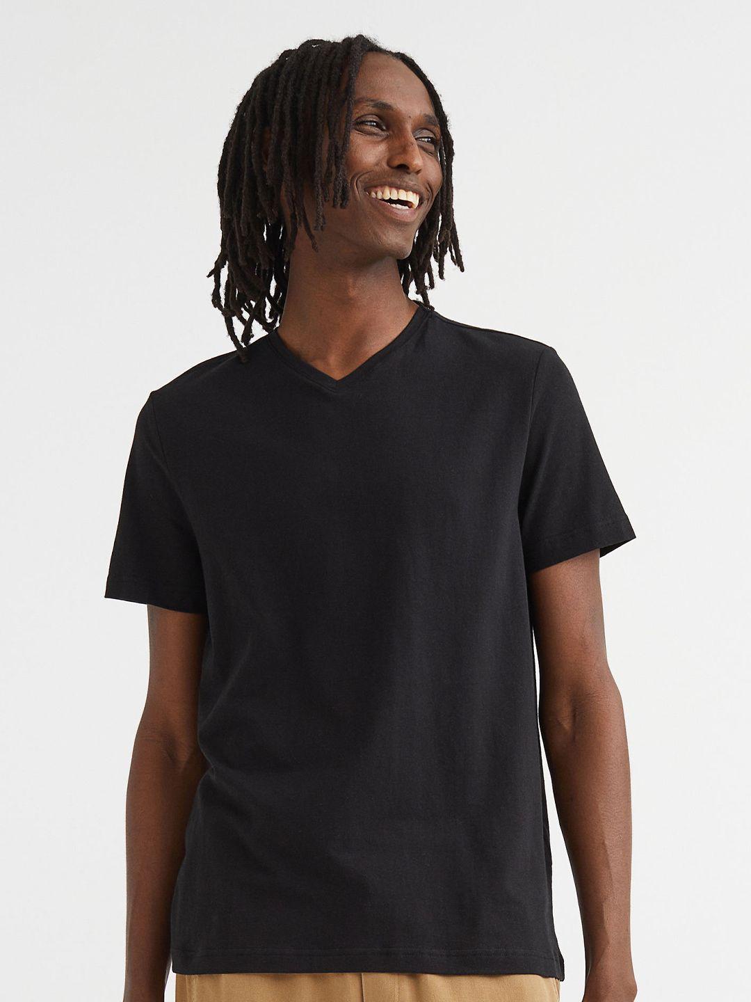 h&m 3-pack slim fit v-neck t-shirts