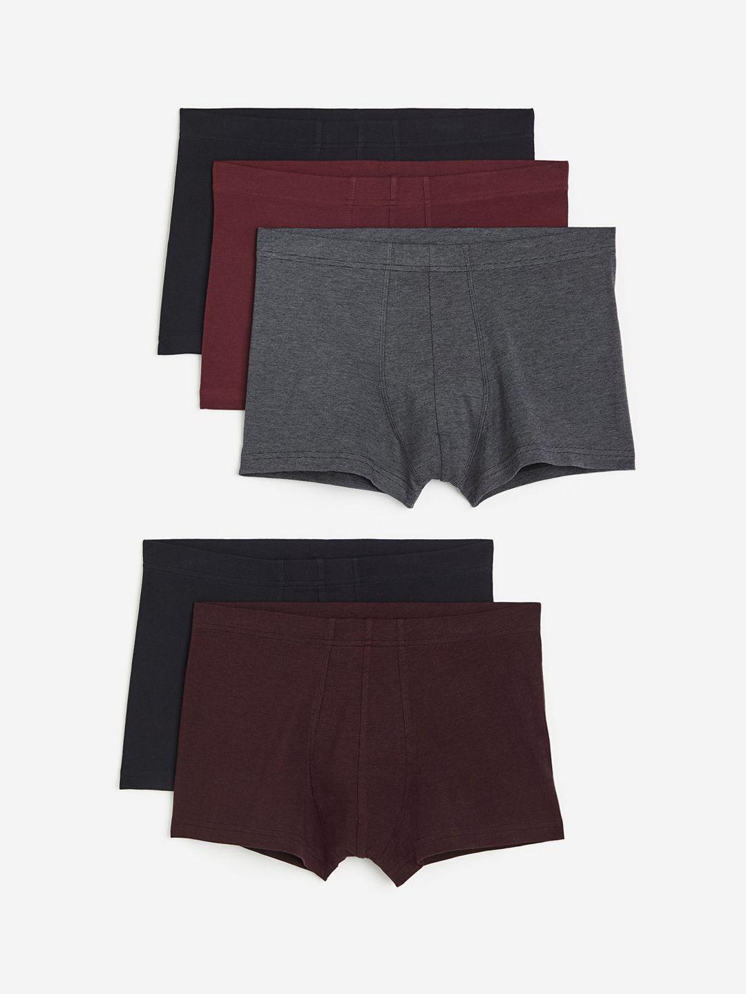 h&m 5-pack cotton short trunks