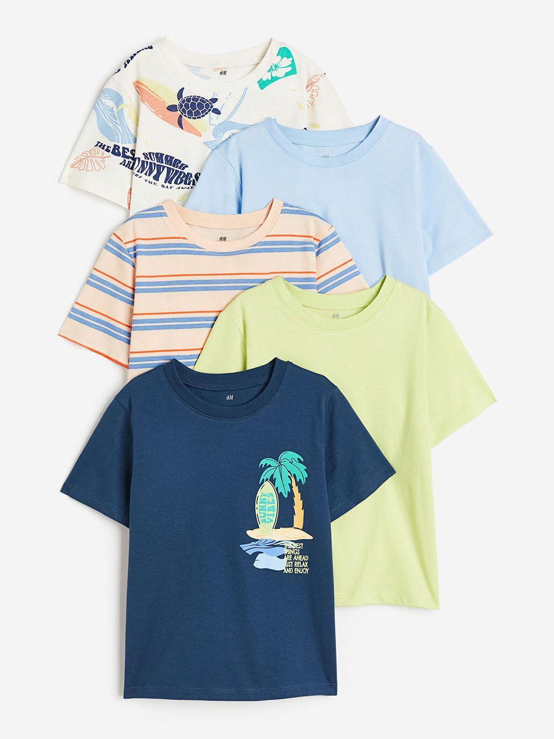 h&m 5-pack jersey t-shirts