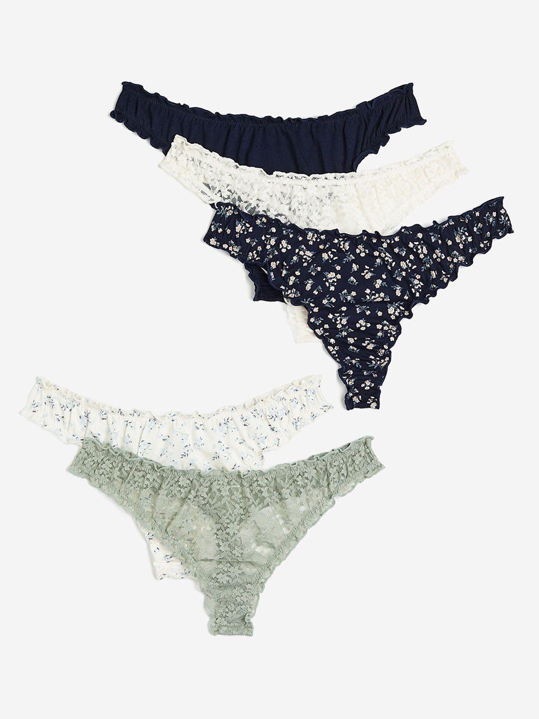 h&m 5 pack thong briefs