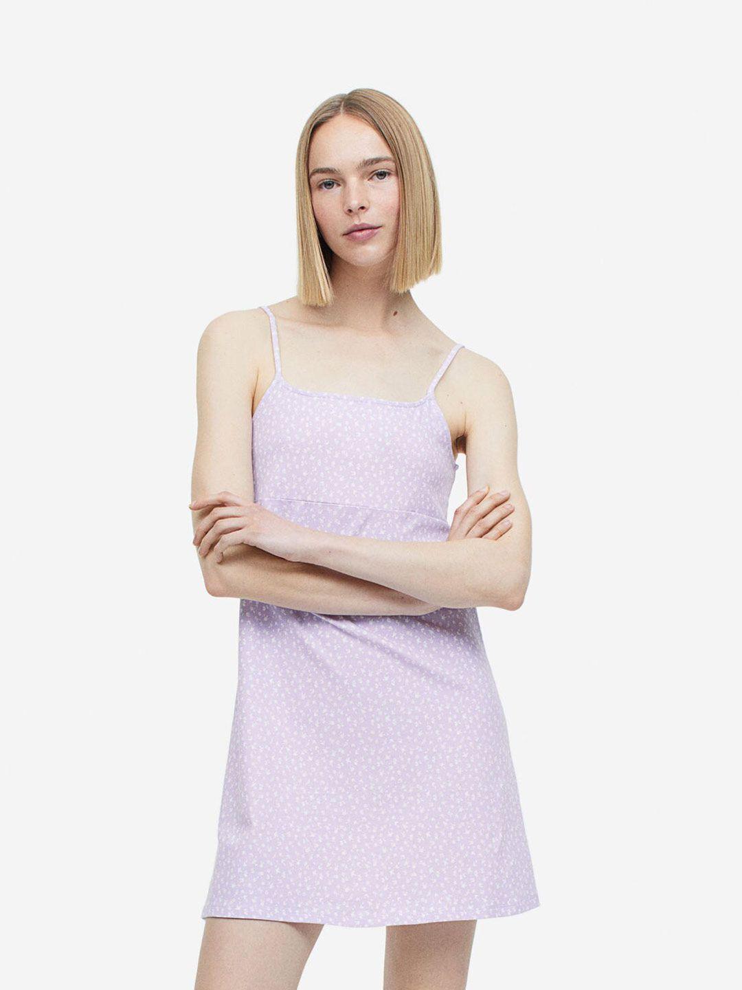 h&m a-line jersey dress