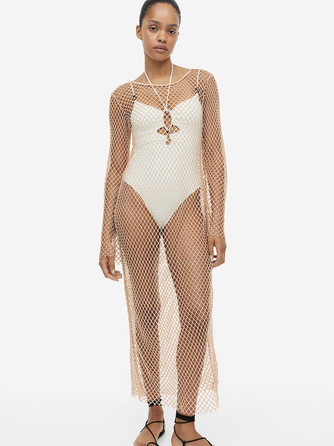 h&m beach net dress