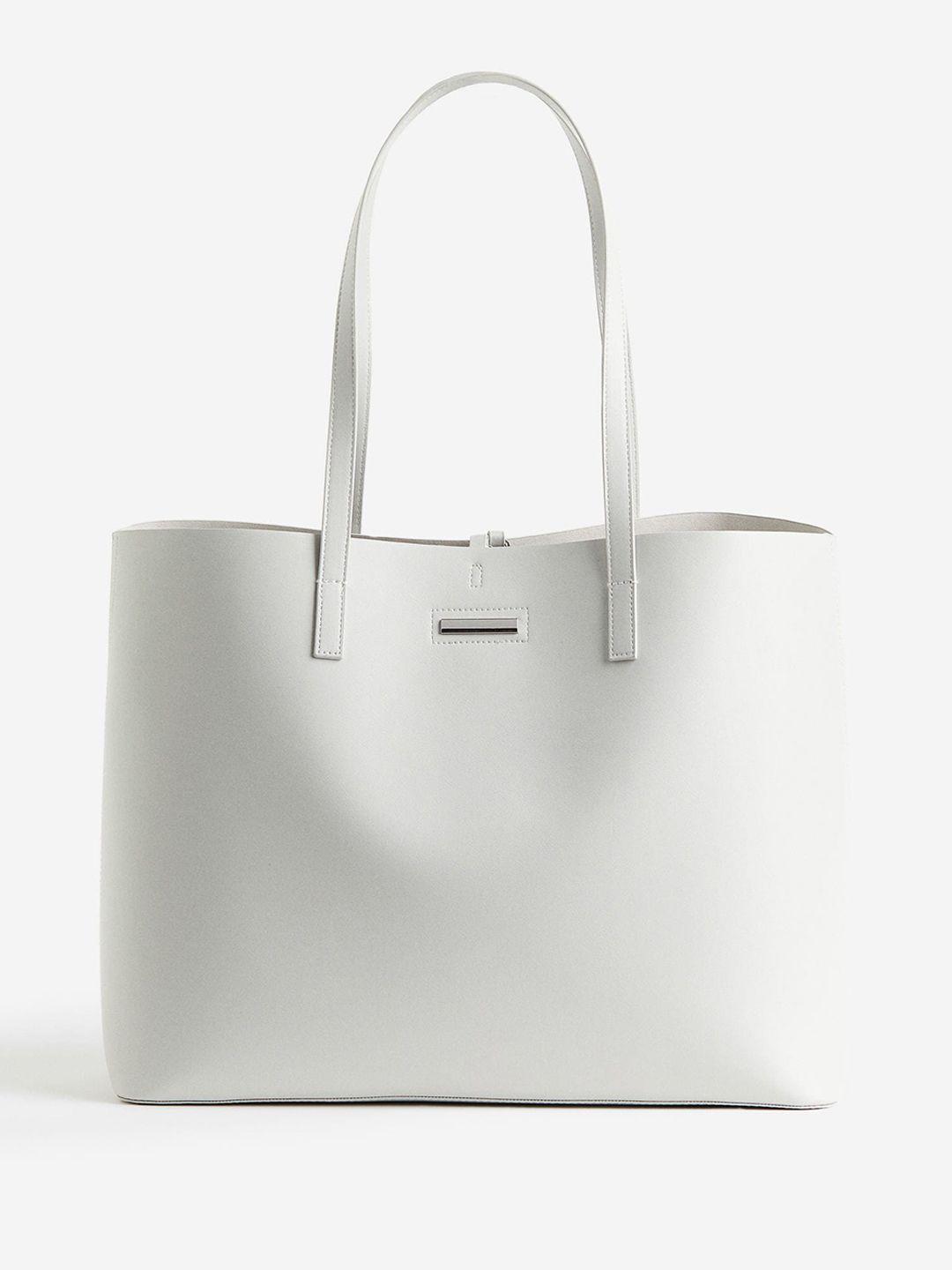 h&m beige shopper handbags