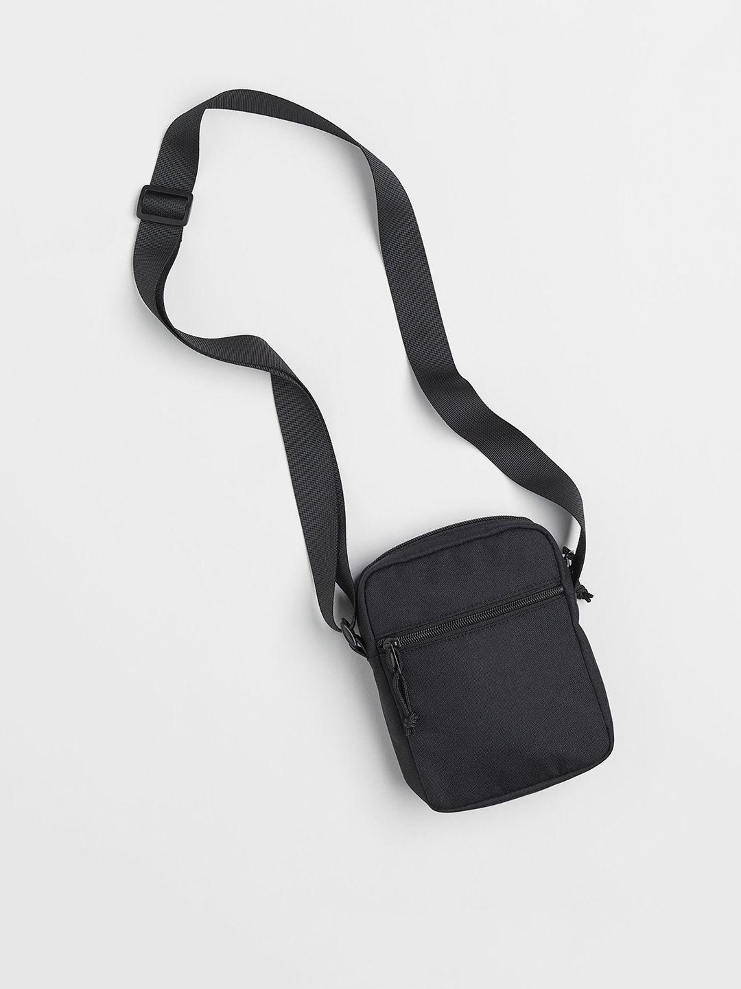 h&m black small shoulder bag