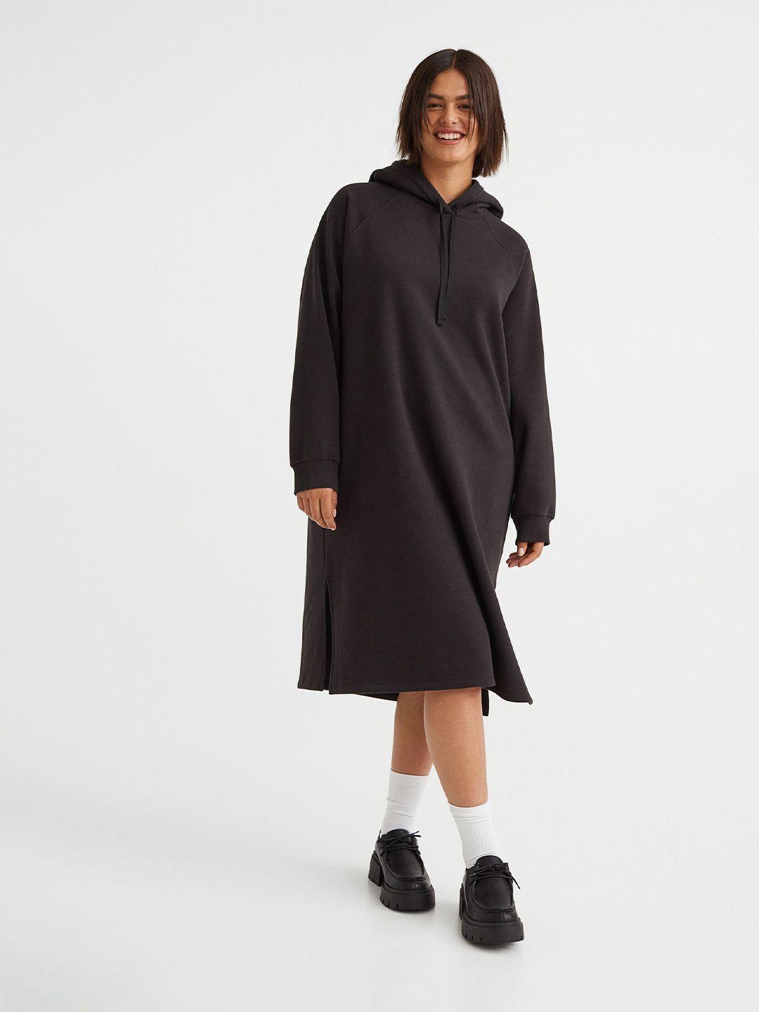 h&m black sweater dress