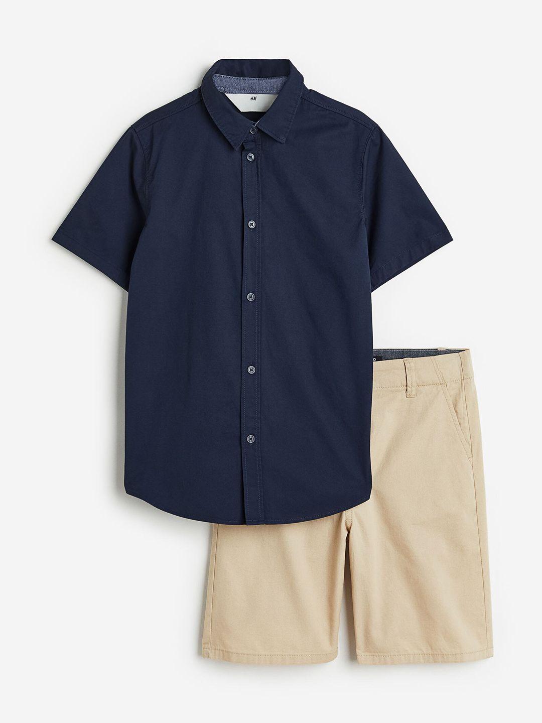 h&m boys 2-piece cotton set