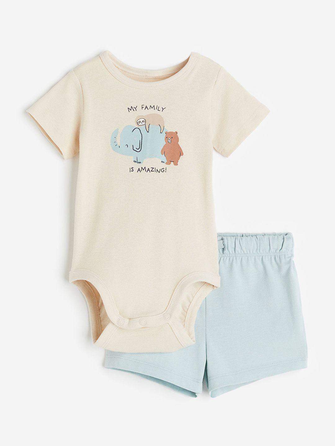 h&m boys 2-piece cotton set