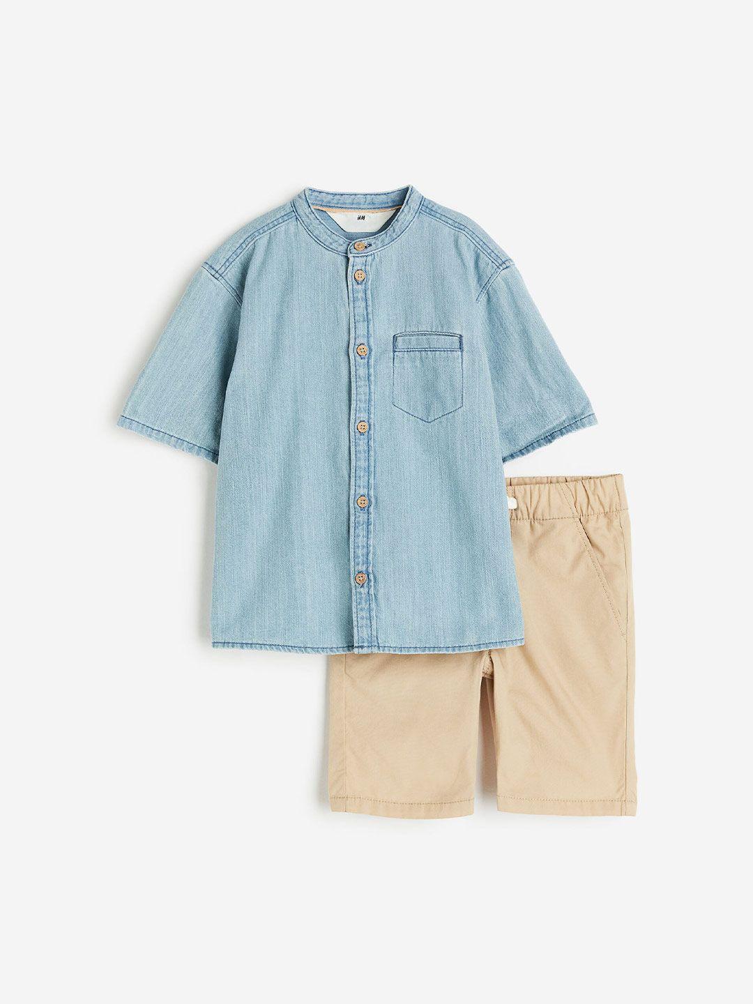 h&m boys 2-piece cotton set