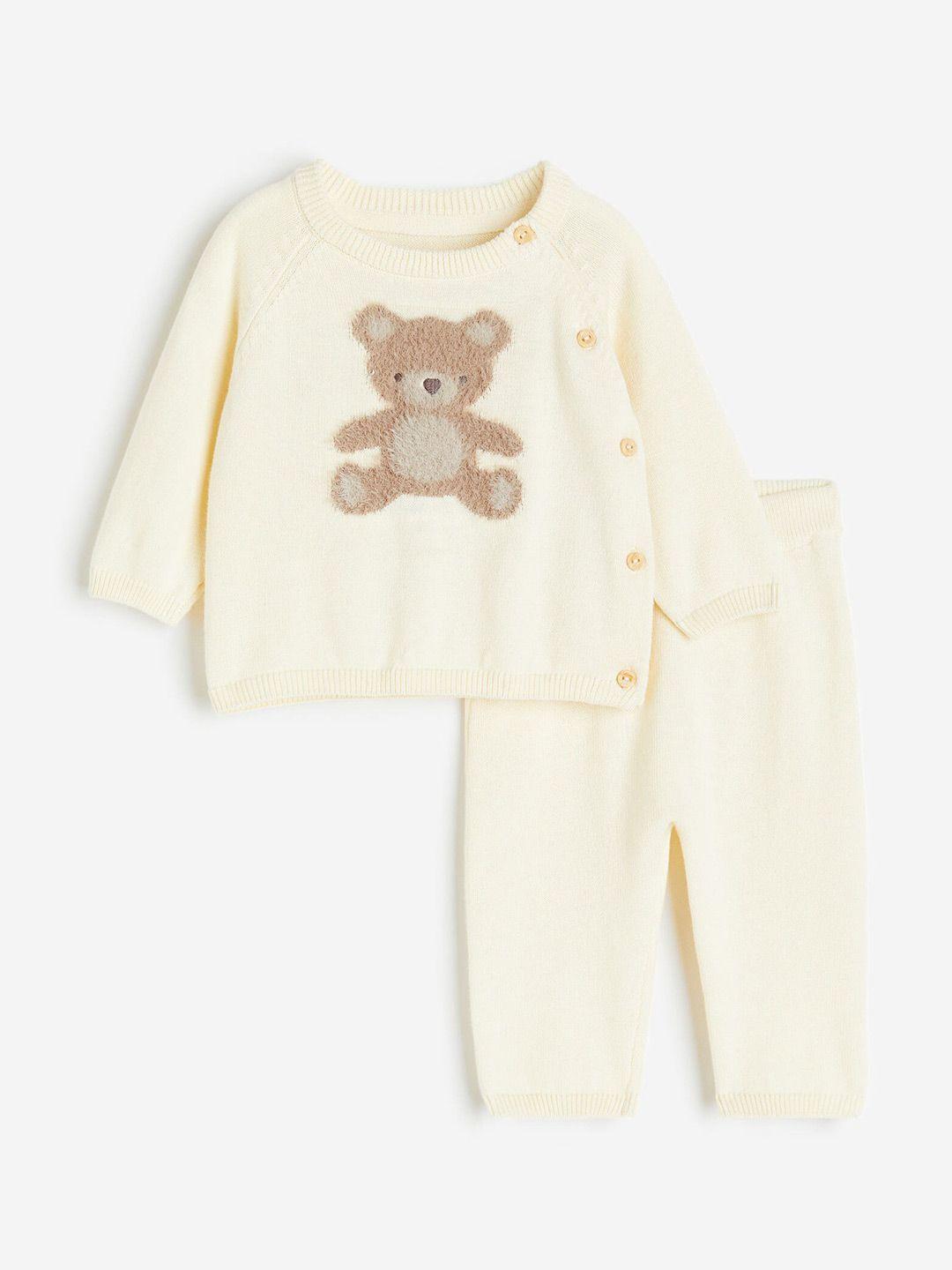 h&m boys 2-piece knitted cotton set