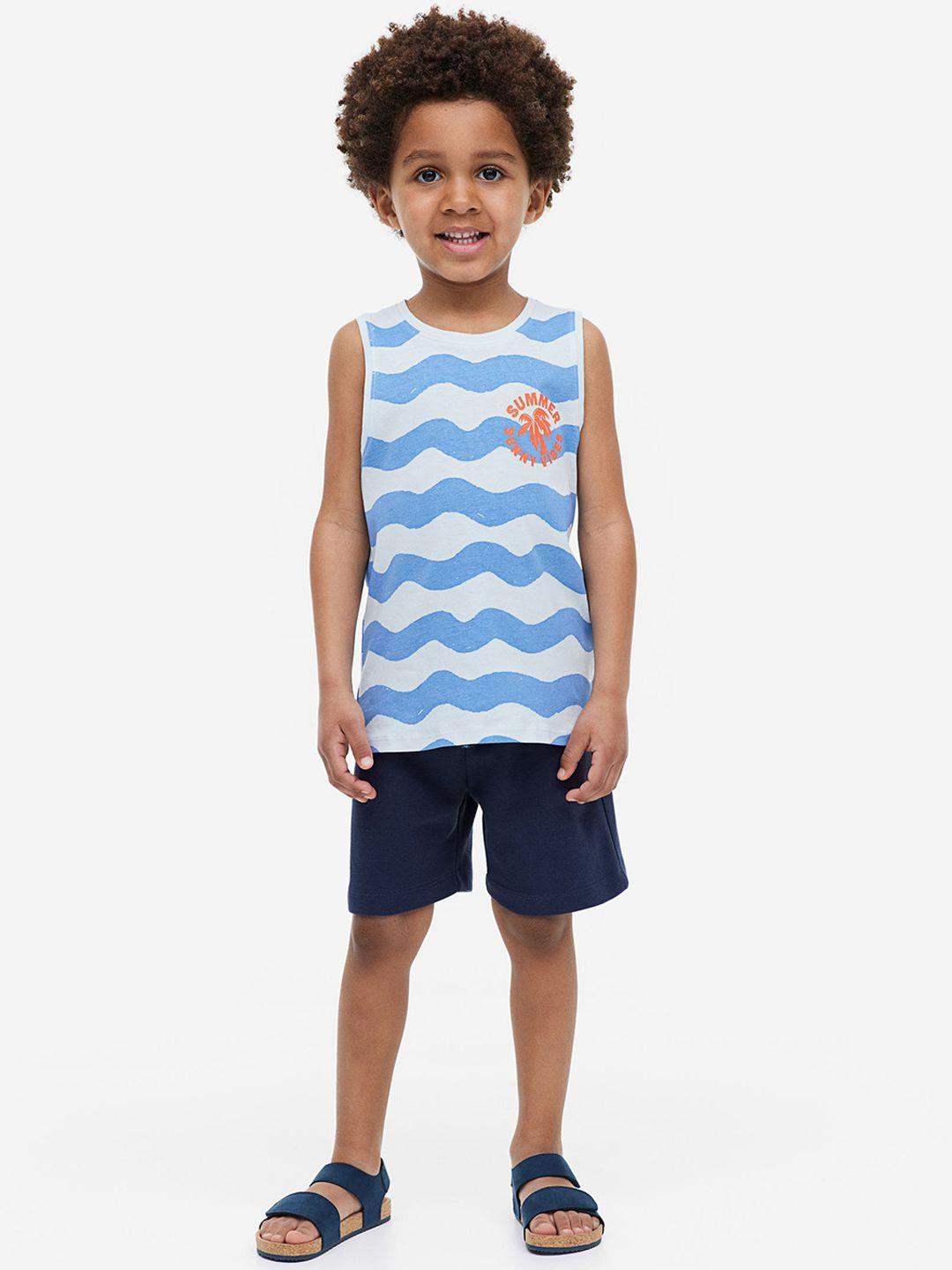 h&m boys 2-piece printed set