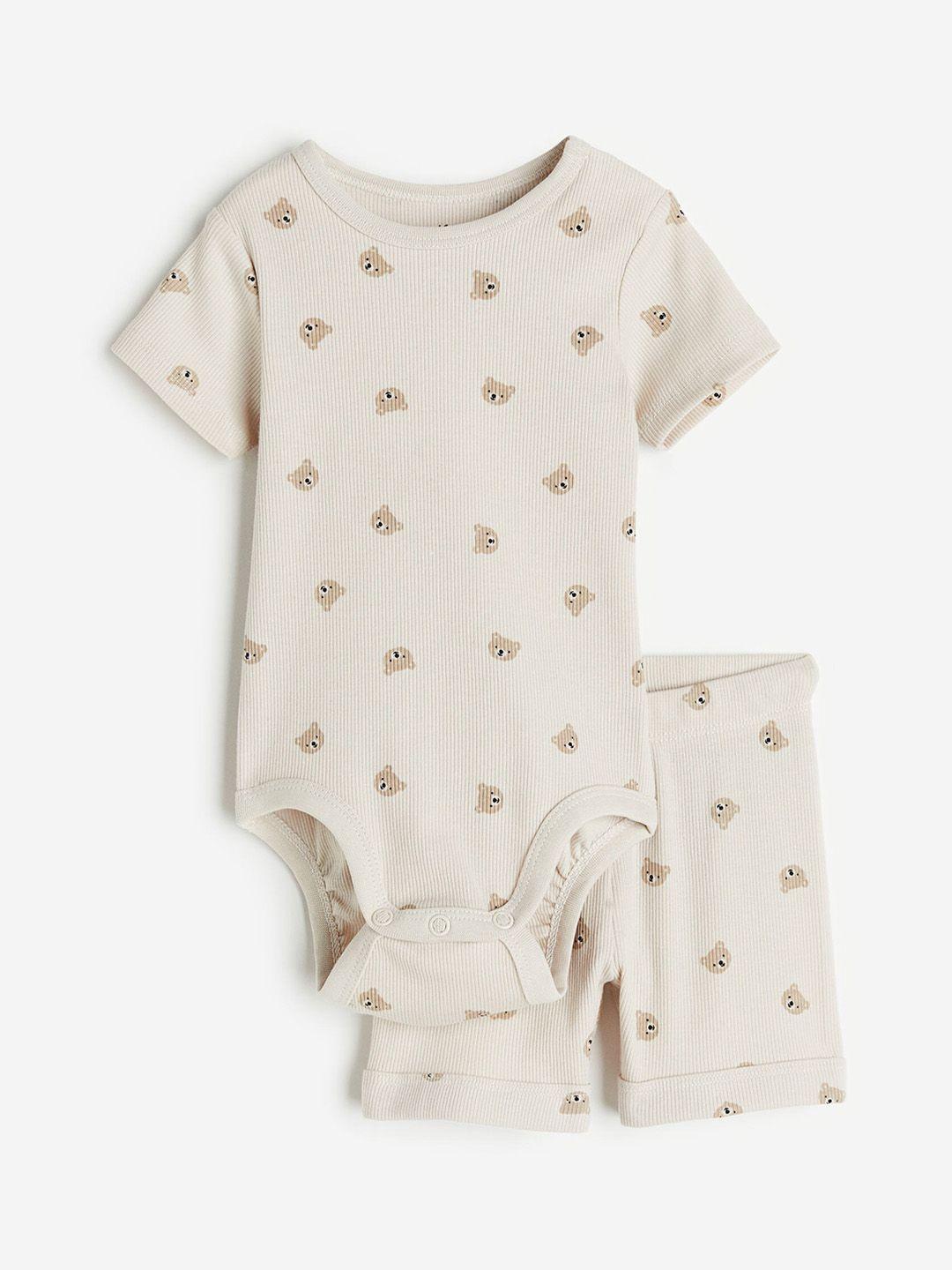 h&m boys 2-piece ribbed cotton set