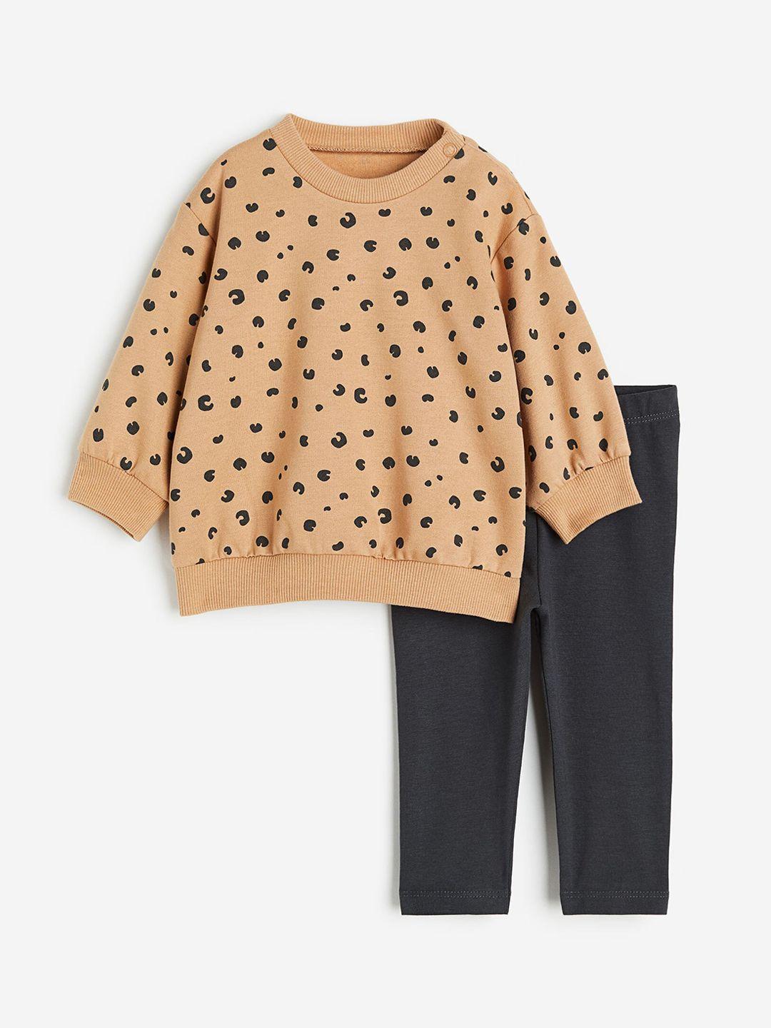 h&m boys 2-piece sweatshirt and leggings set