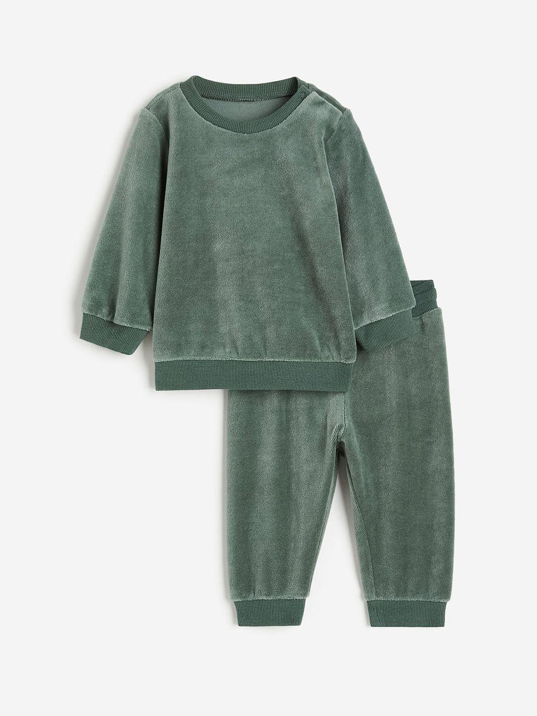 h&m boys 2-piece velour set