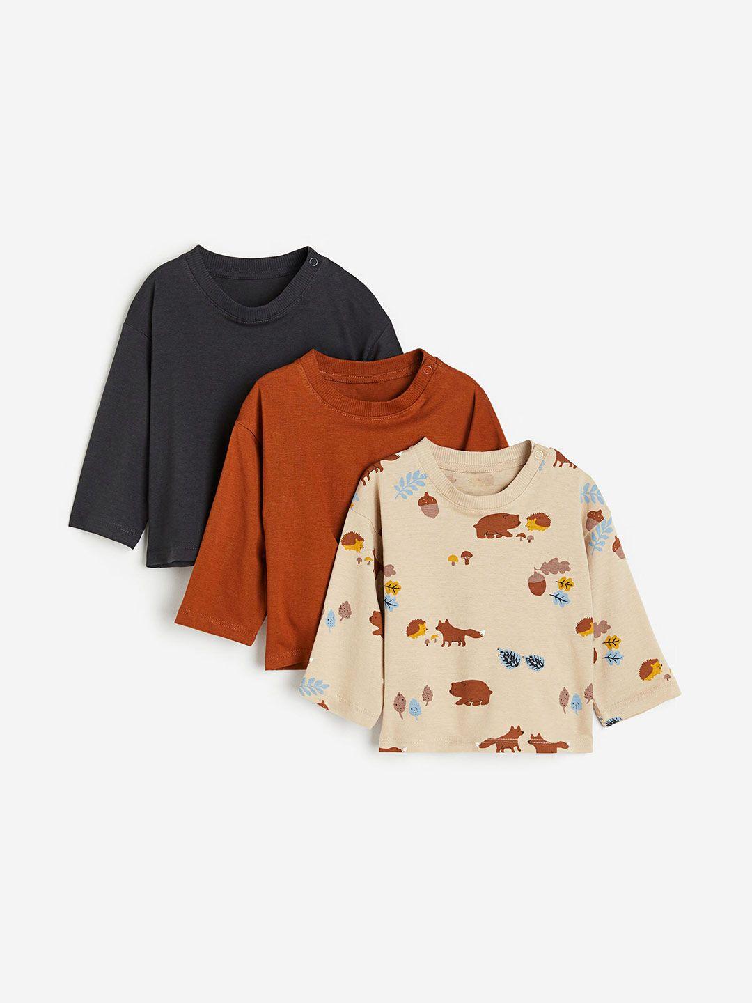 h&m boys 3-pack cotton jersey tops