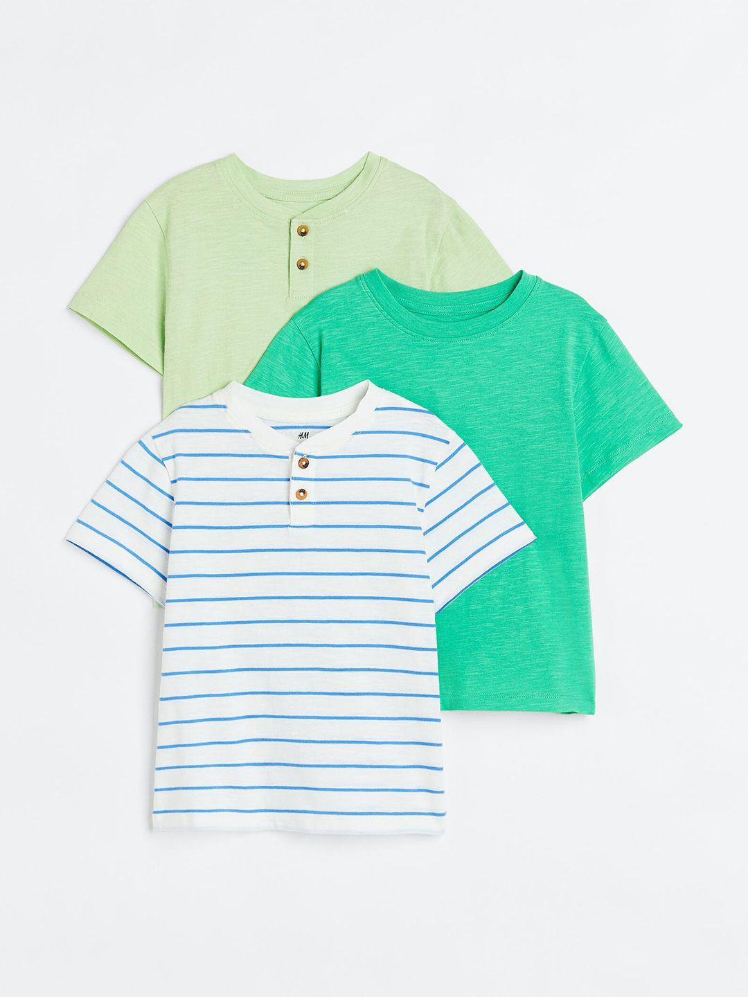 h&m boys 3-pack jersey tops