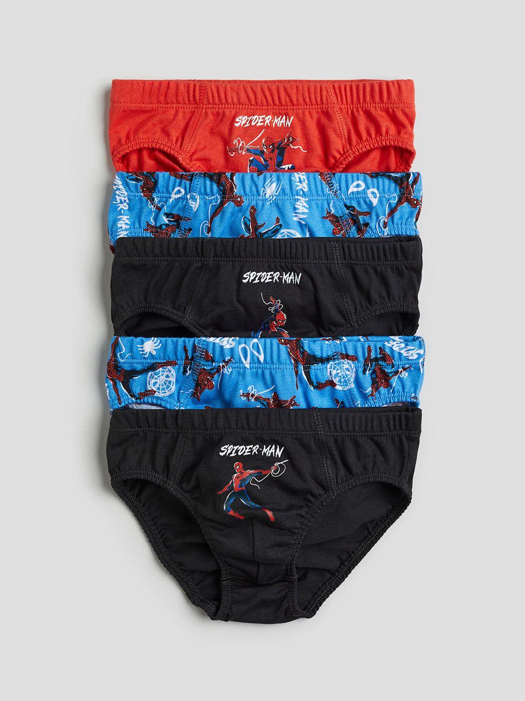 h&m boys 5 pack printed briefs